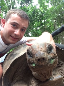 Selfie z żółwiem